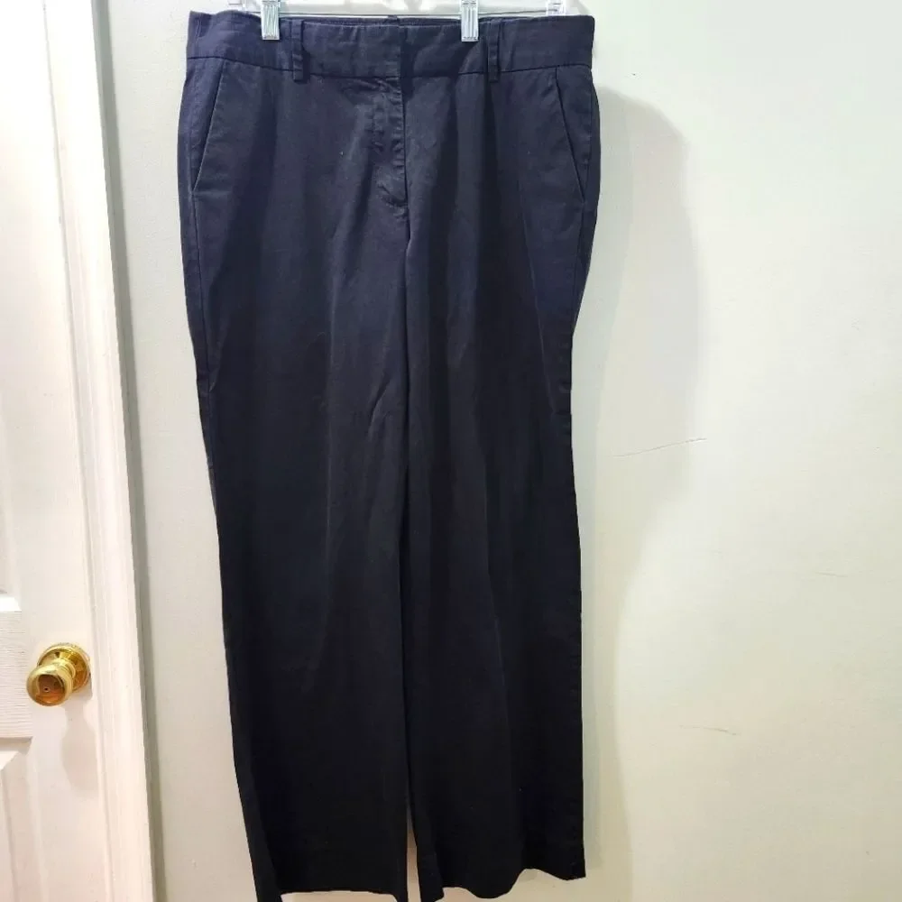 J. Crew Stretch Slacks Women's Size 10 Black